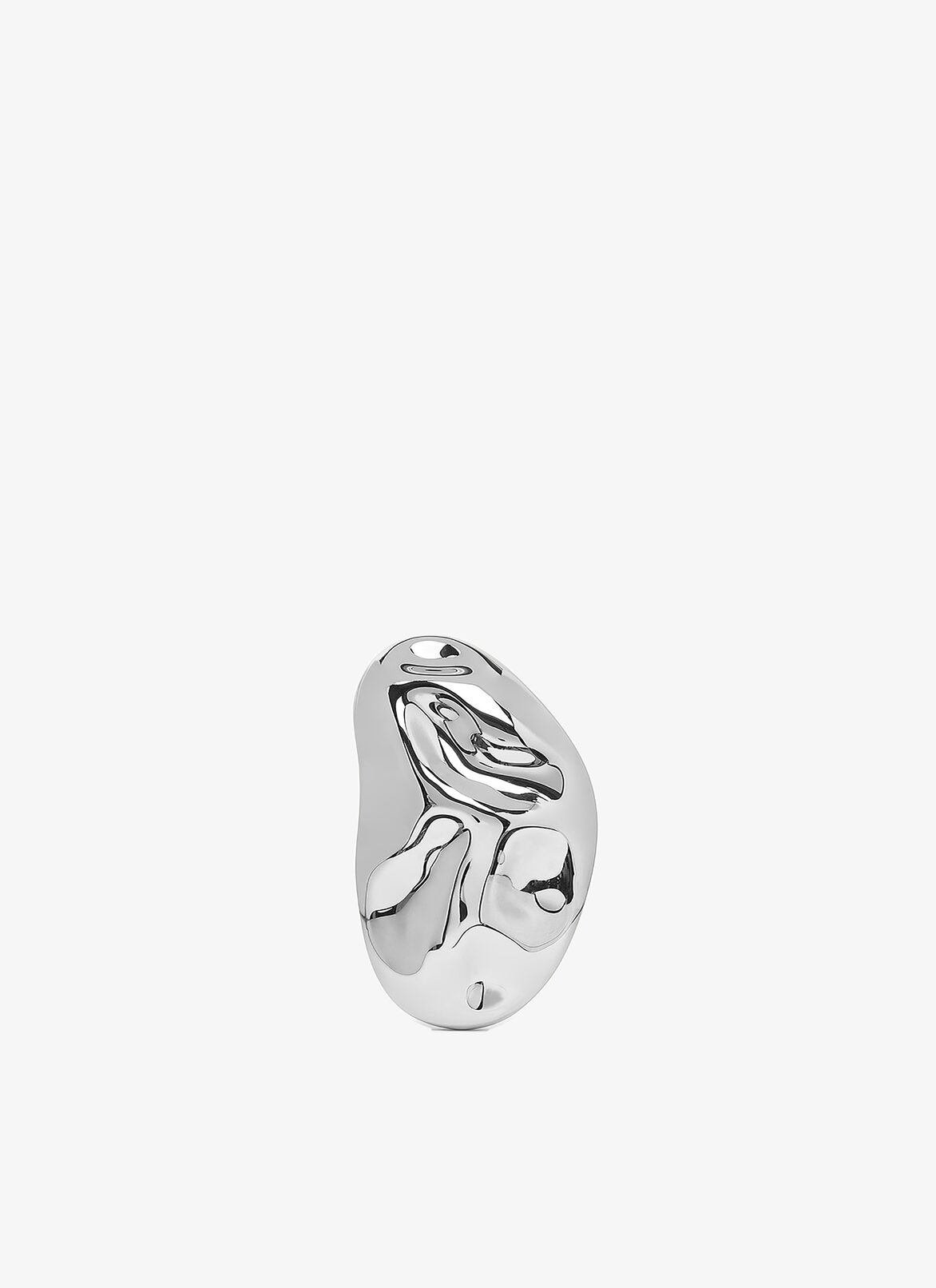 Minaudière en aluminium ALAÏA MINAUDIÈRE EN ALUMINIUM GRIS